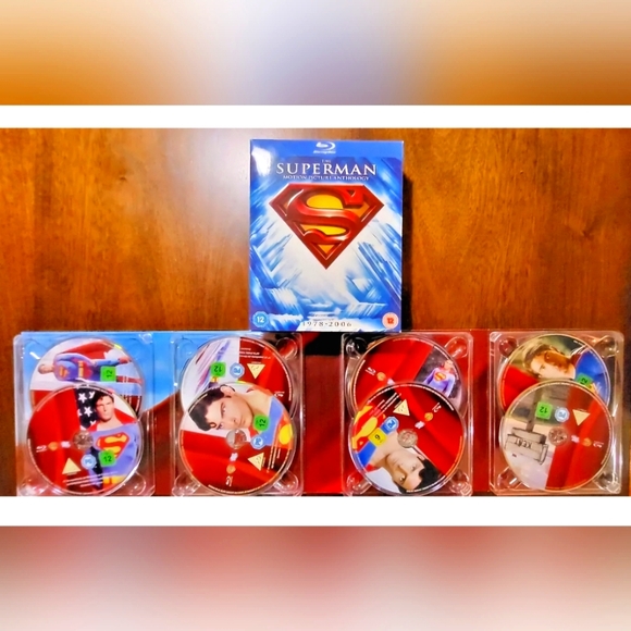 The Superman Motion Picture Anthology 1978-2006 Blu-Ray Set, Great Condition - Picture 1 of 1